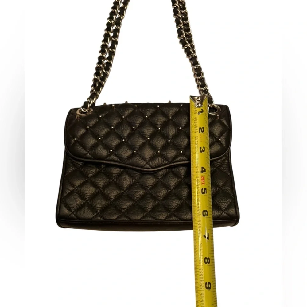 Rebecca Minkoff Mini Quilted Affair with Studs in Black with Gold Hardware - Picture 6 of 11